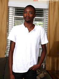 Black skinny boy Cayce Nash